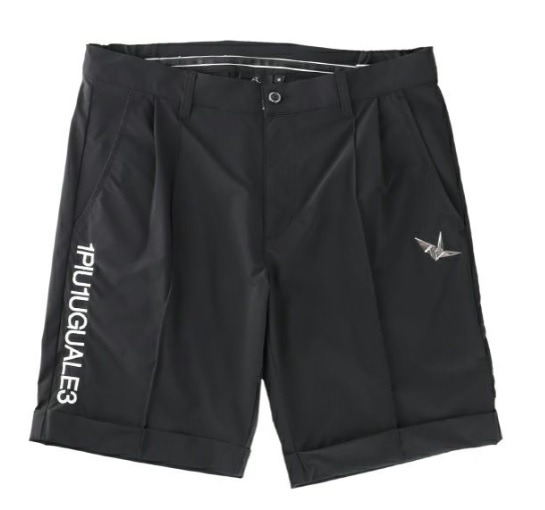 1PIU1UGUALE3】GRP150-POE478TUCK SHORTS/L/NV